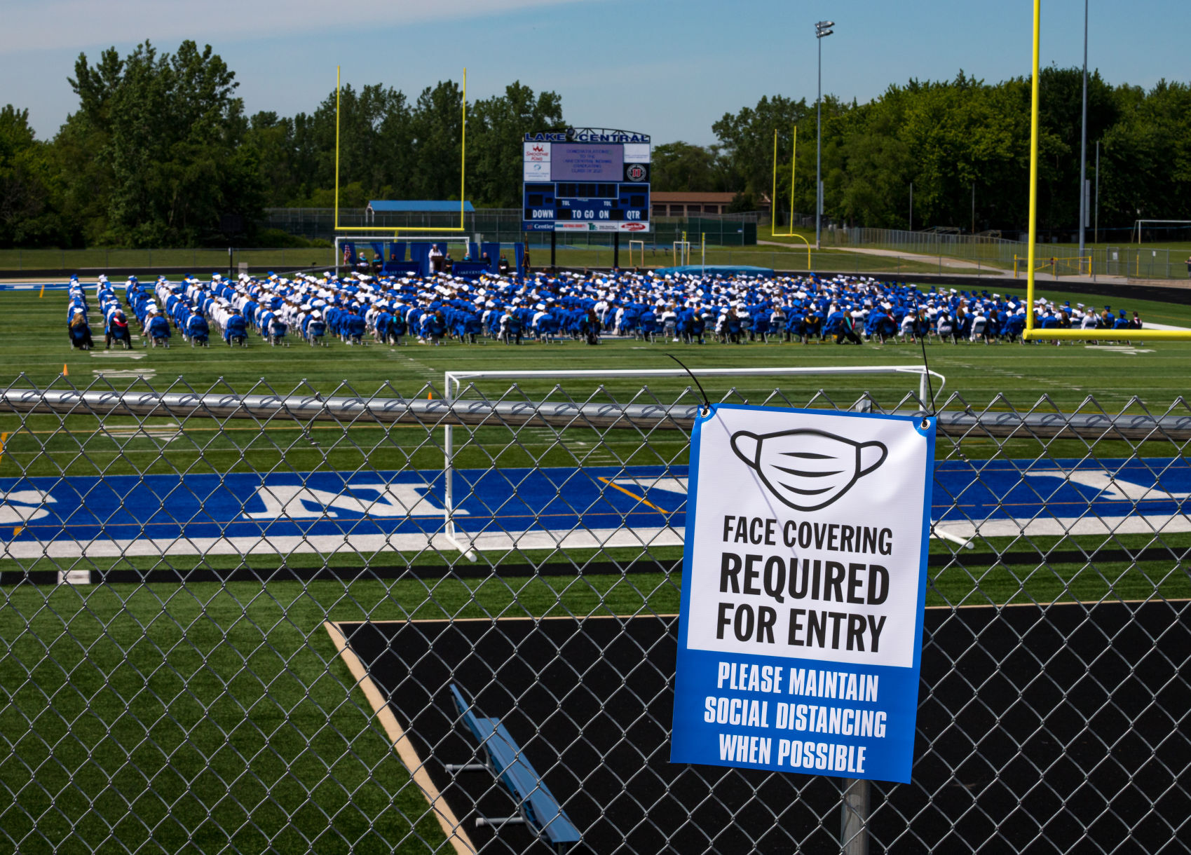 Lake Central High School graduation